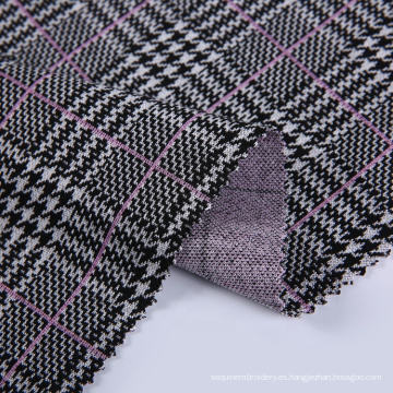 Materiales textiles de invierno Patrón cuadrado Caqueta Norma Poliéster Fabricación
